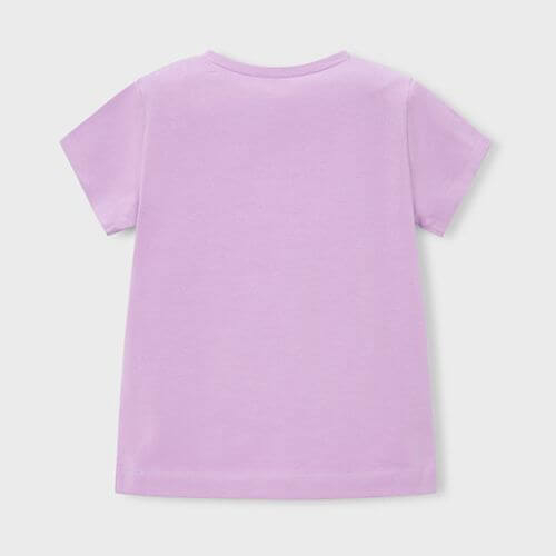 Tricou din bumbac pentru fete Mayoral, Mov – 174-59