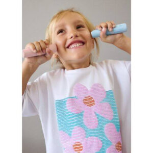 Tricou din bumbac pentru fete Mayoral, Alb – 3016-25