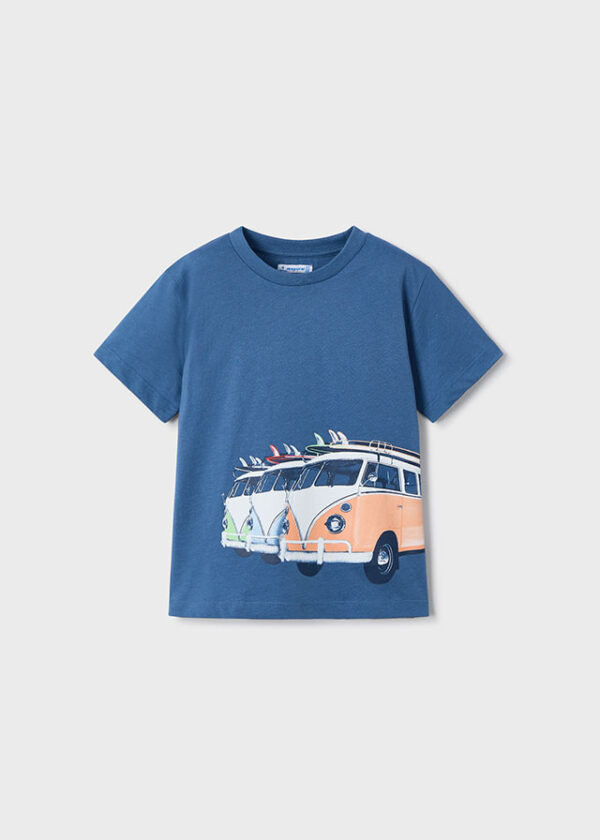 Tricou din bumbac pentru baieti Mayoral, Albastru – 3047-97