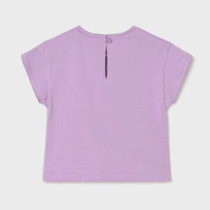 Tricou din bumbac pentru fete Mayoral, Lilac – 1087-26