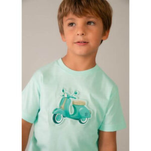 Tricou din bumbac pentru baieti Mayoral, Mint – 3059-25