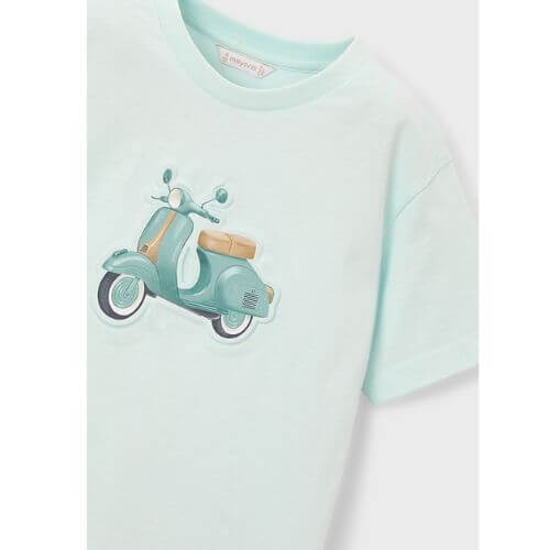 Tricou din bumbac pentru baieti Mayoral, Mint – 3059-25