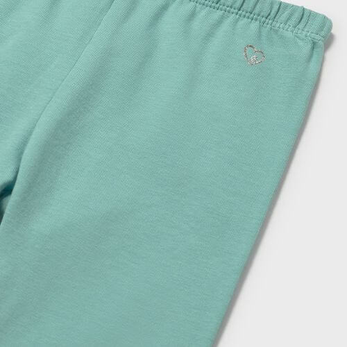 Pantaloni scurti din bumbac pentru fete Mayoral, Verde – 706-39
