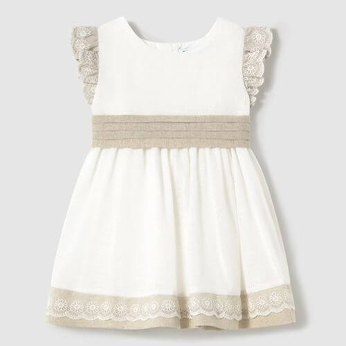 Rochie din bumbac si In Mayoral, Alb – 1908-031 Rochie din bumbac si In Mayoral, Alb – 1908-031