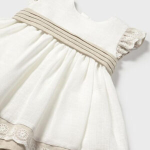 Rochie din bumbac si In Mayoral, Alb – 1908-031