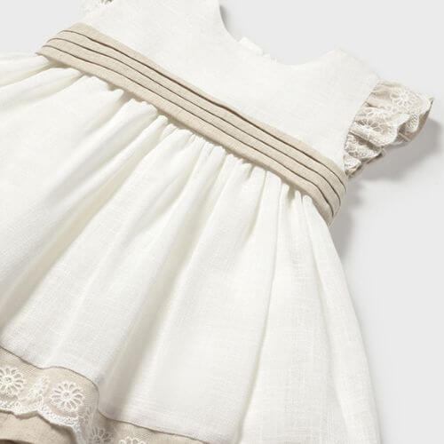 Rochie din bumbac si In Mayoral, Alb – 1908-031