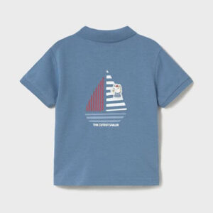 Tricou tip polo pentru baieti Mayoral, Albastru – 1108-062