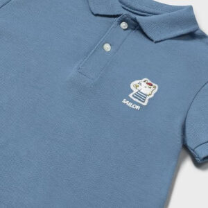 Tricou tip polo pentru baieti Mayoral, Albastru – 1108-062