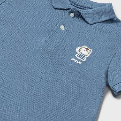 Tricou tip polo pentru baieti Mayoral, Albastru – 1108-062