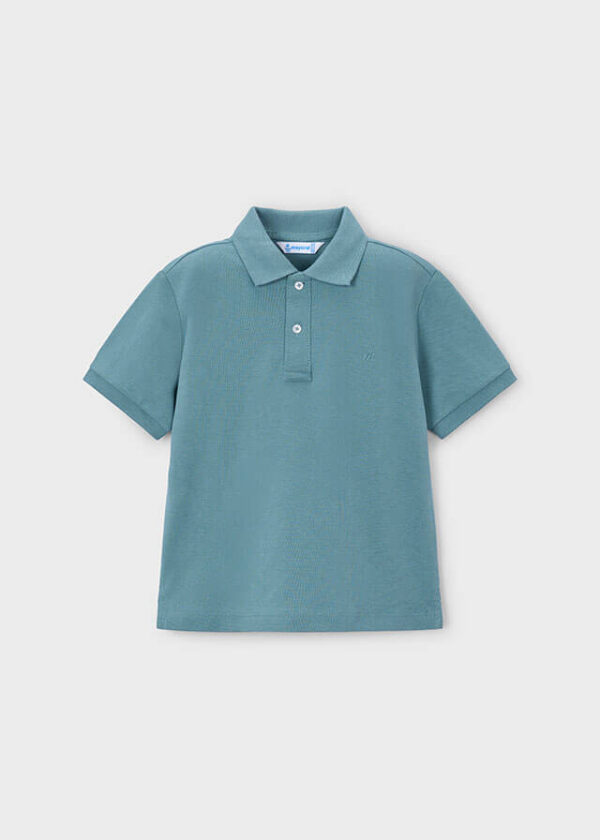 Tricou tip polo pentru baieti Mayoral, Verde – 150-12