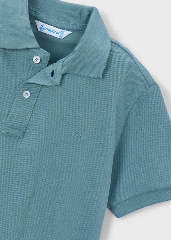 Tricou tip polo pentru baieti Mayoral, Verde – 150-12 Tricou tip polo pentru baieti Mayoral, Verde – 150-12