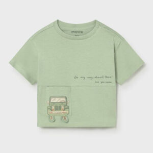 Tricou din bumbac pentru baieti Mayoral, Verde – 1005-15